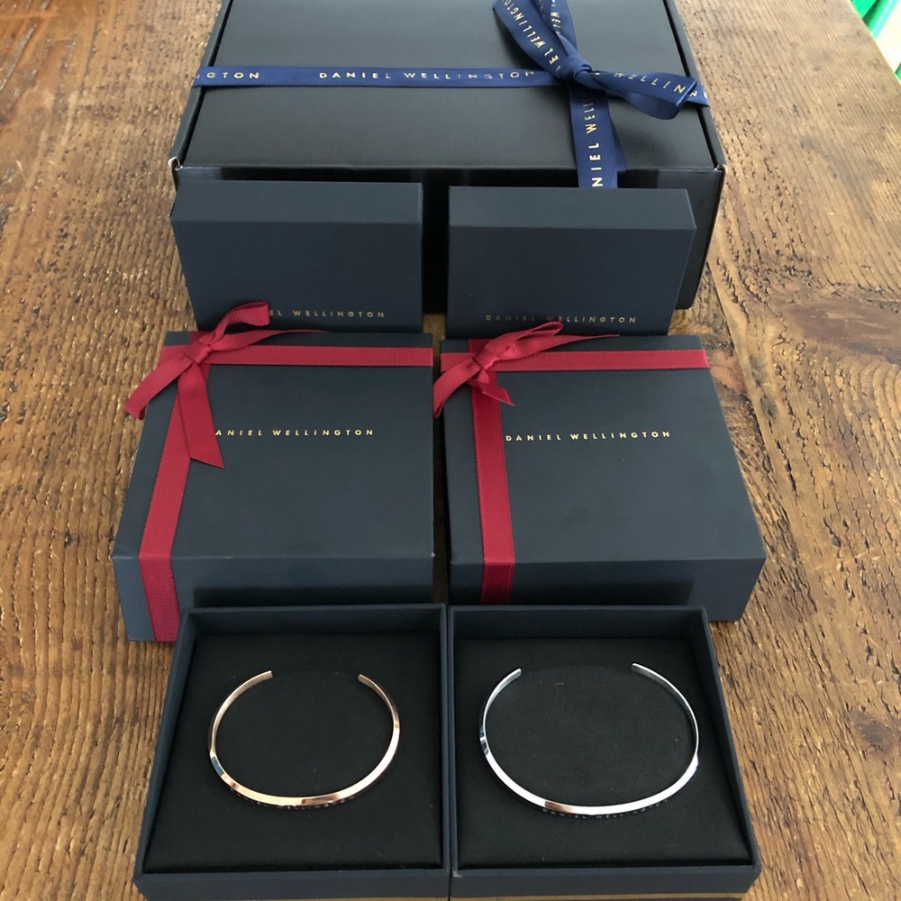 Daniel Wellington Set of Gold & Silver Bracelets